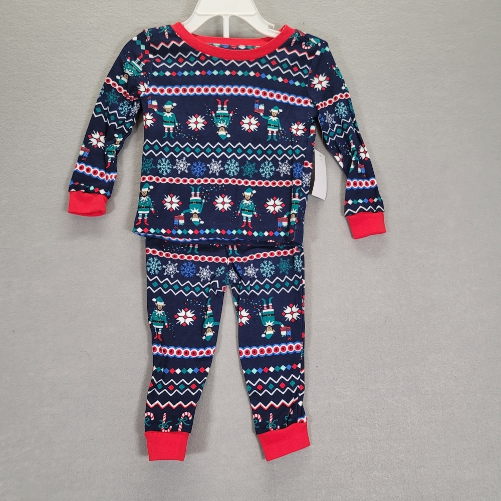 Joe Boxer boys  Christmas  Pajamas 2 Pc Set  size 12 months